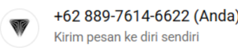 Bukti Centang Biru WhatsApp Official
